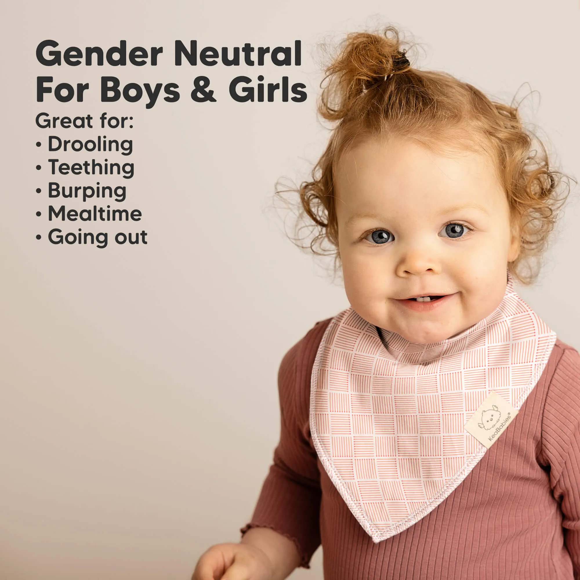 10-Pack Organic Bandana Bibs (Prism)