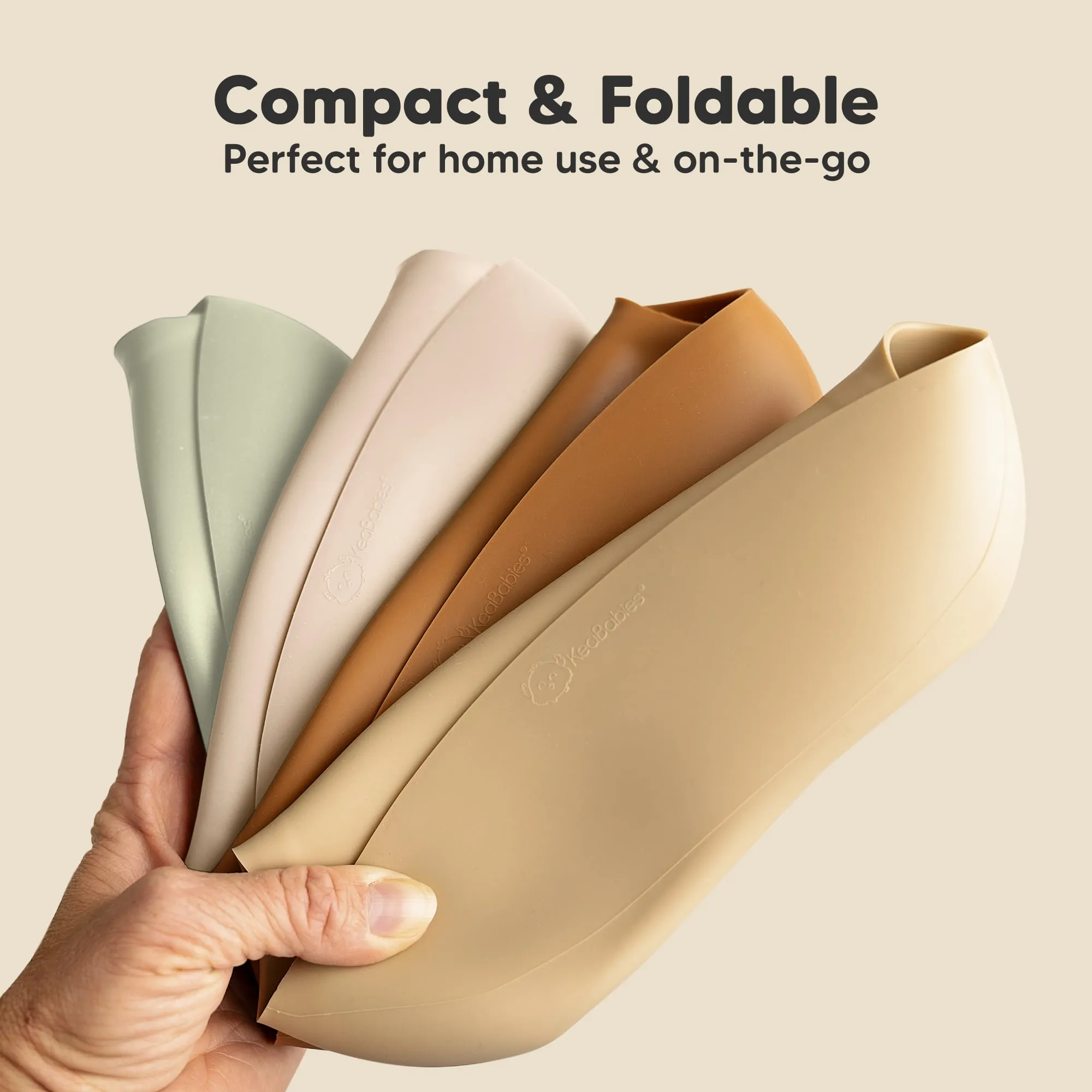 2-Pack Prep Silicone Bibs (Macaron)