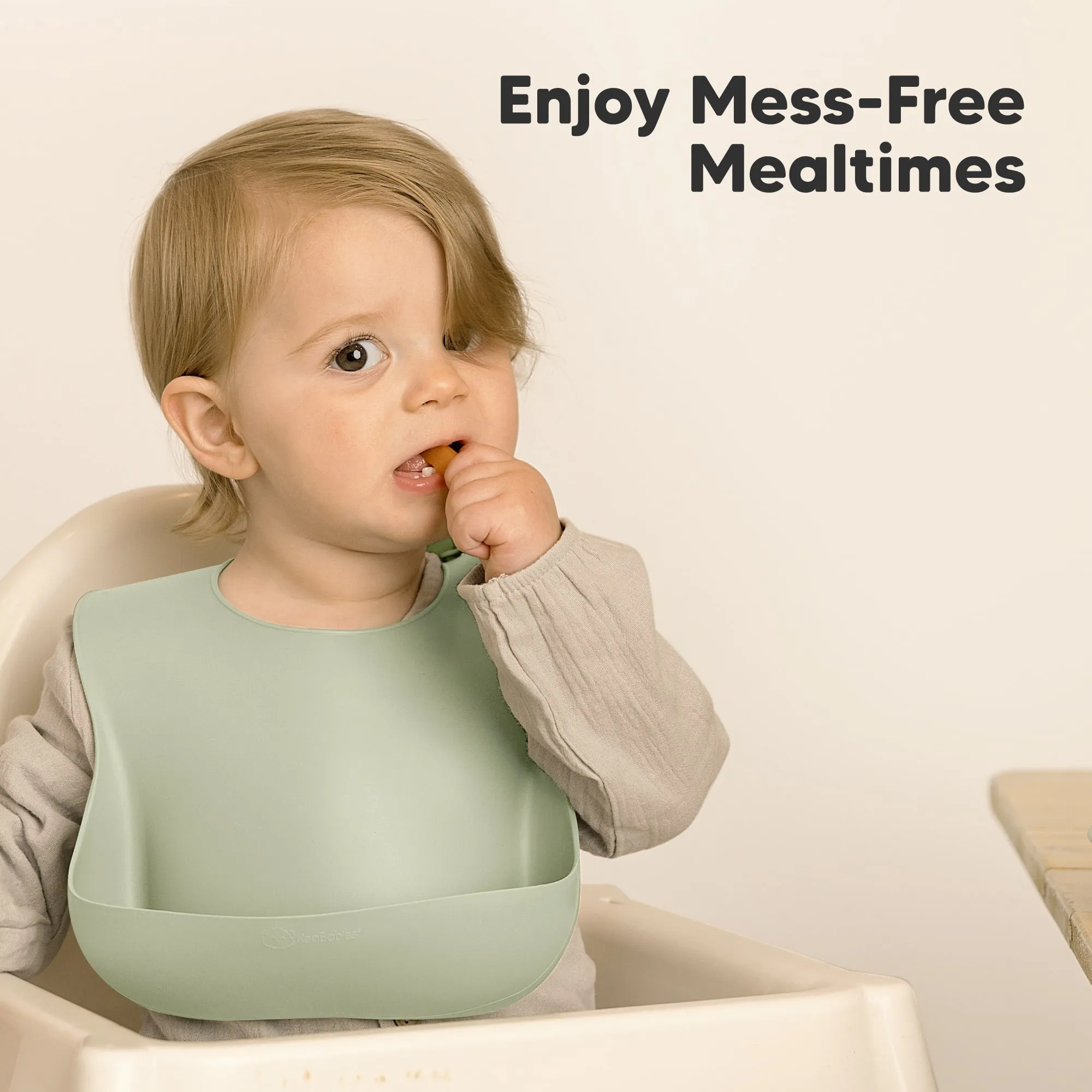 2-Pack Prep Silicone Bibs (Macaron)