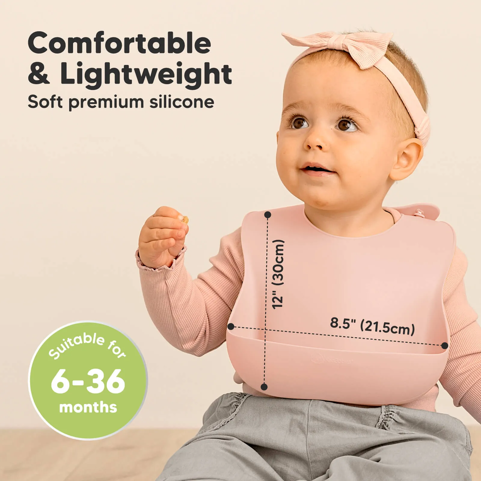 2-Pack Prep Silicone Bibs (Mellow)