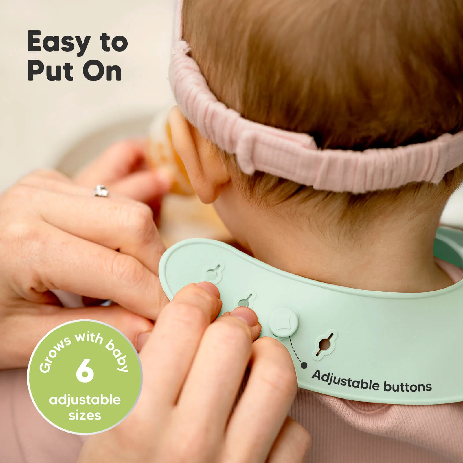 2-Pack Prep Silicone Bibs (Pastel Sky)