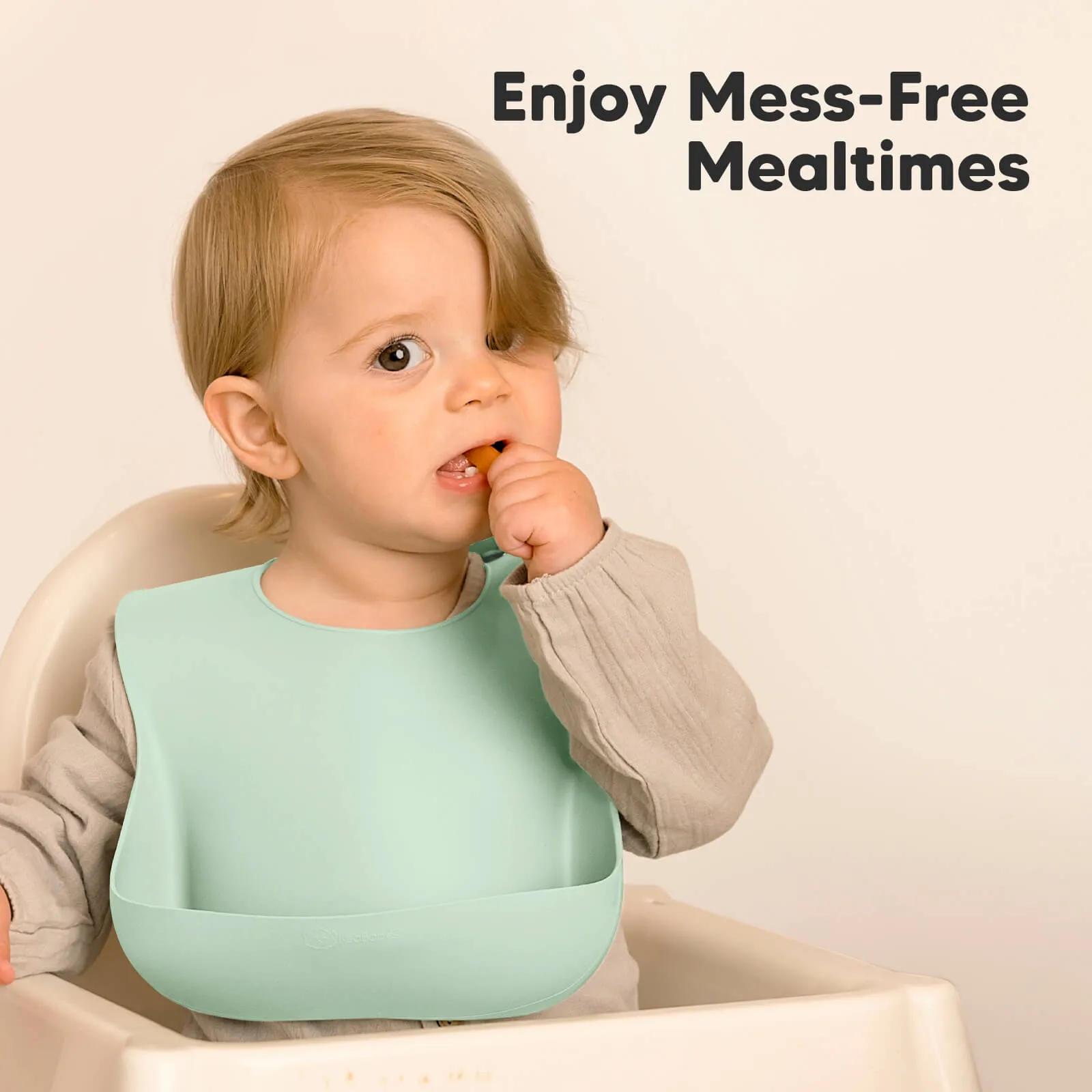 2-Pack Prep Silicone Bibs (Pastel Sky)
