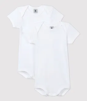 2 Pack Short Sleeve Bodysuits - Petit Bateau