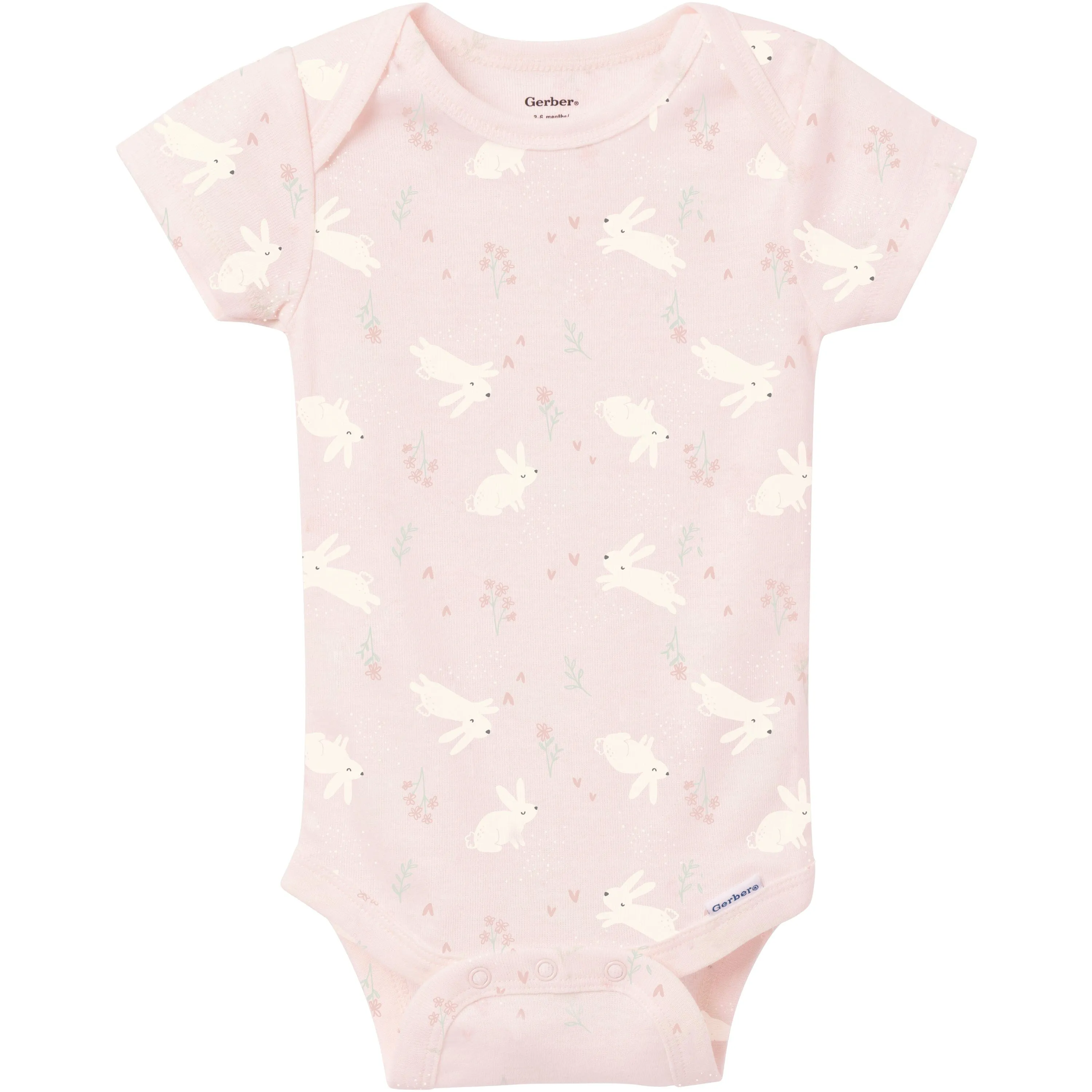 3-Pack Baby Girls Sunny Bunny Onesies® Bodysuits