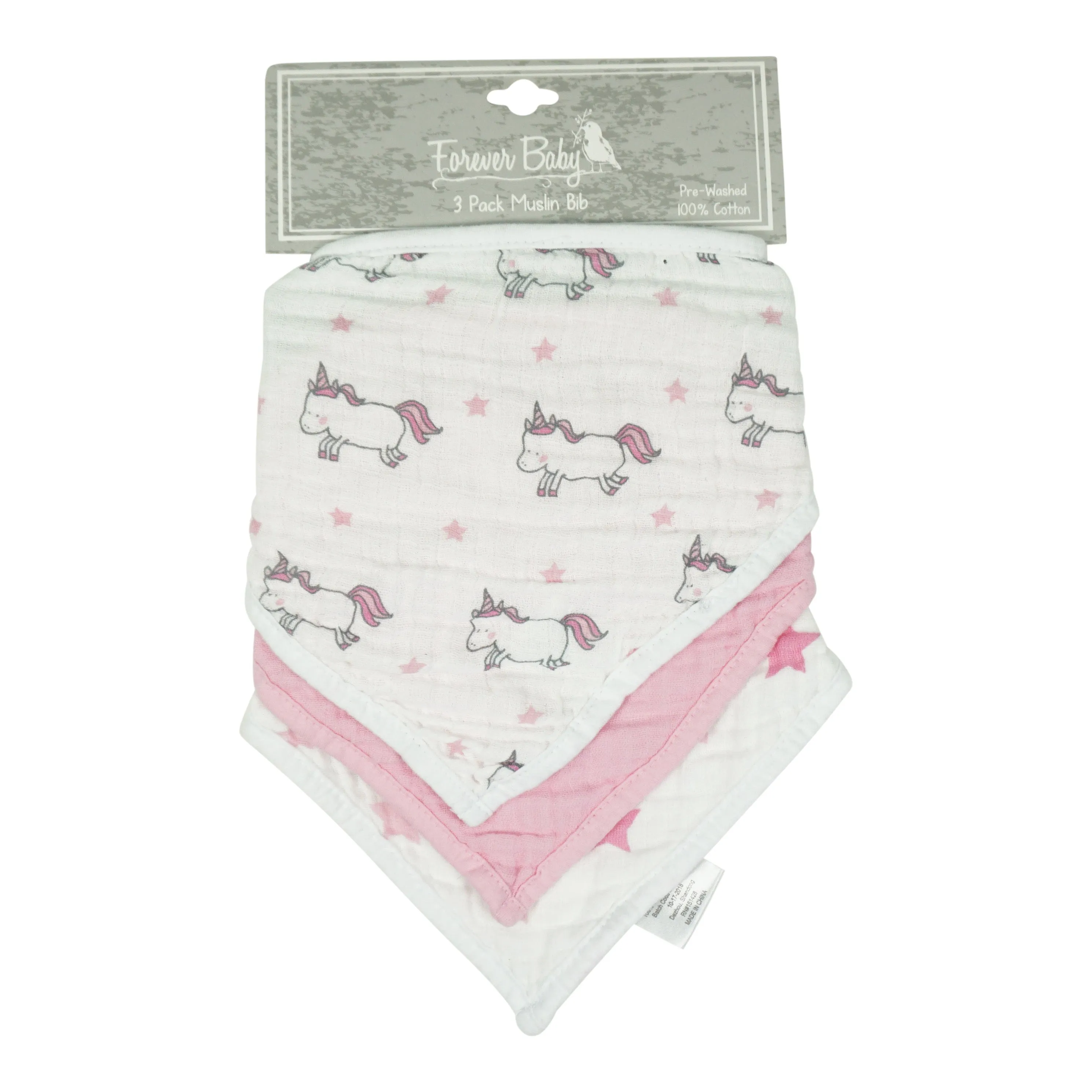 3 Pack Bib Unicorn