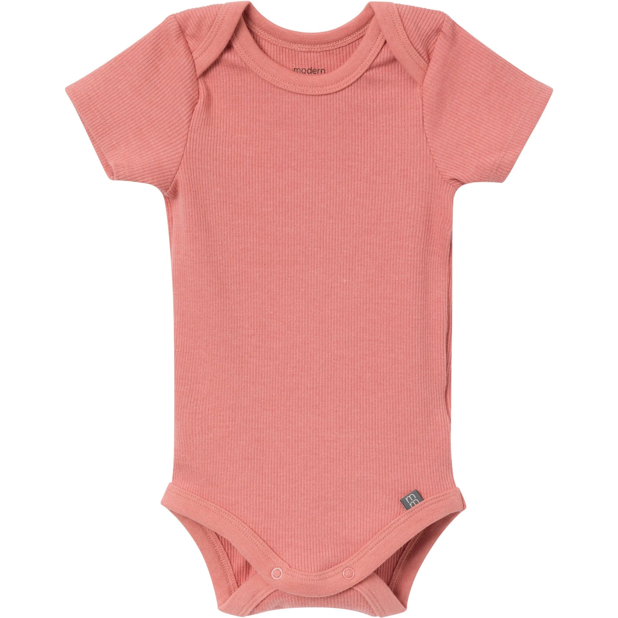 4-Piece Baby Neutral Beige Lobster Short Sleeve Bodysuits and Shorts Set