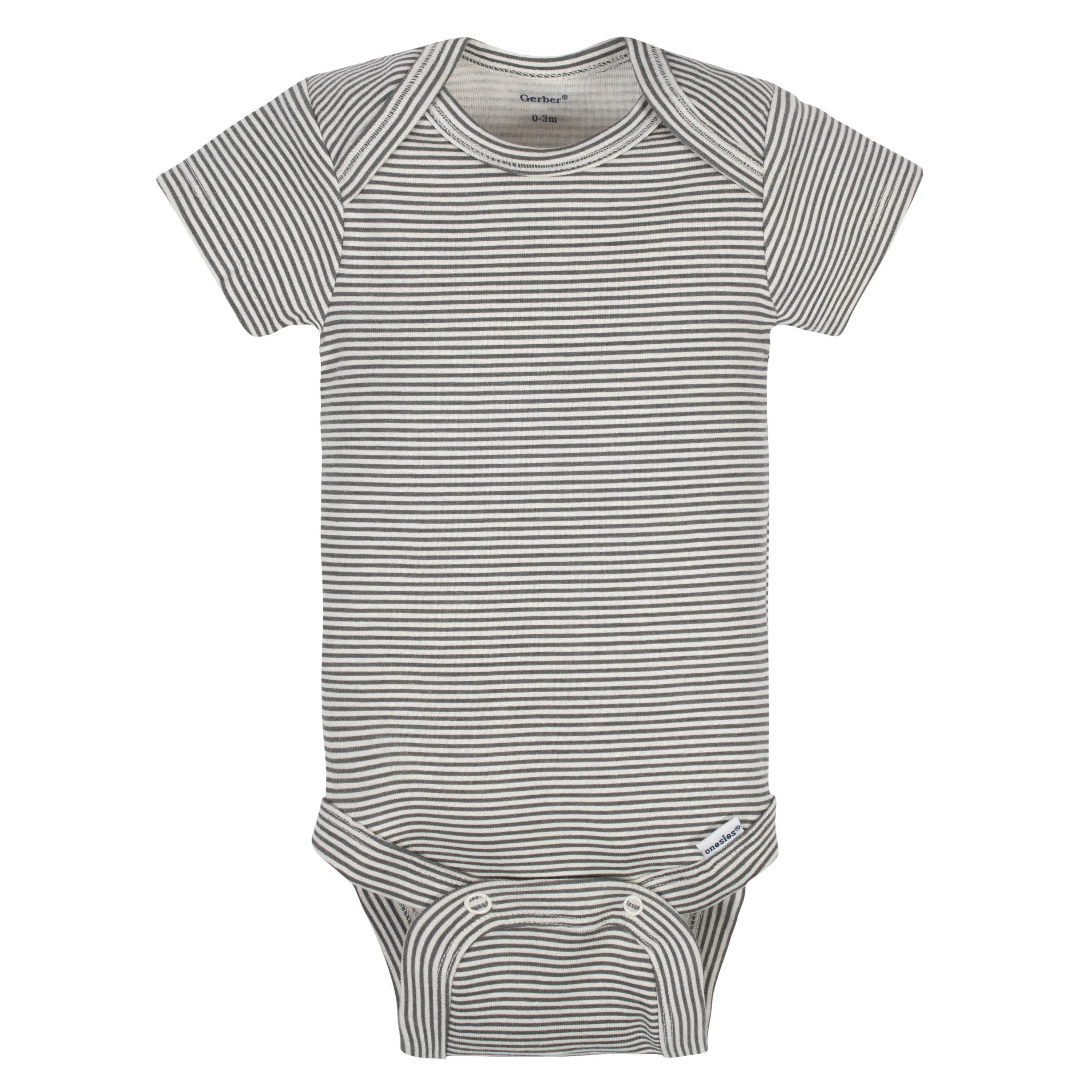 5-Pack Baby Boys Comfy Stretch Bicycle Short Sleeve Onesies® Bodysuits