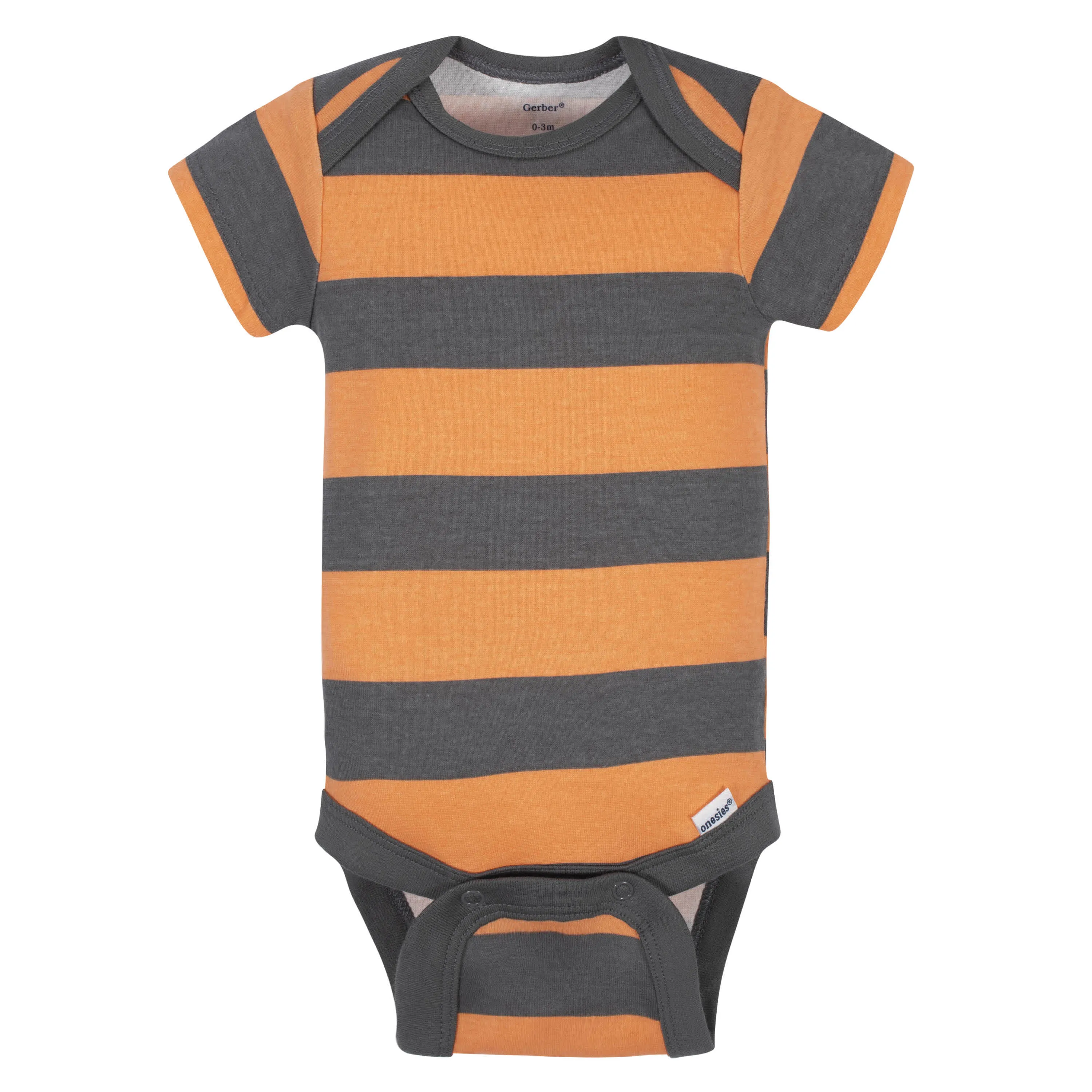 5-Pack Baby Boys Comfy Stretch Bicycle Short Sleeve Onesies® Bodysuits