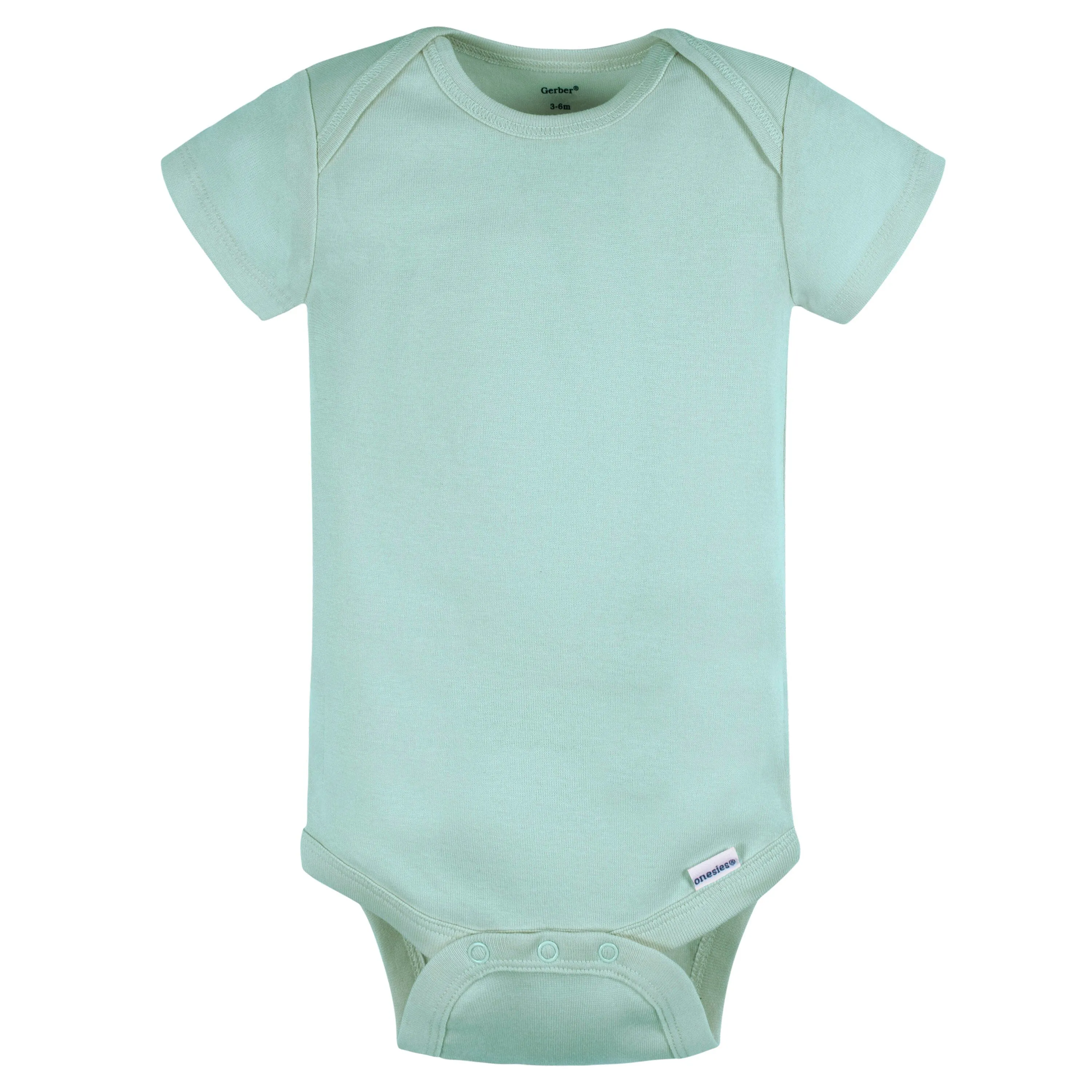 5-Pack Baby Neutral Green/ Brown Short Sleeve Onesies® Bodysuits