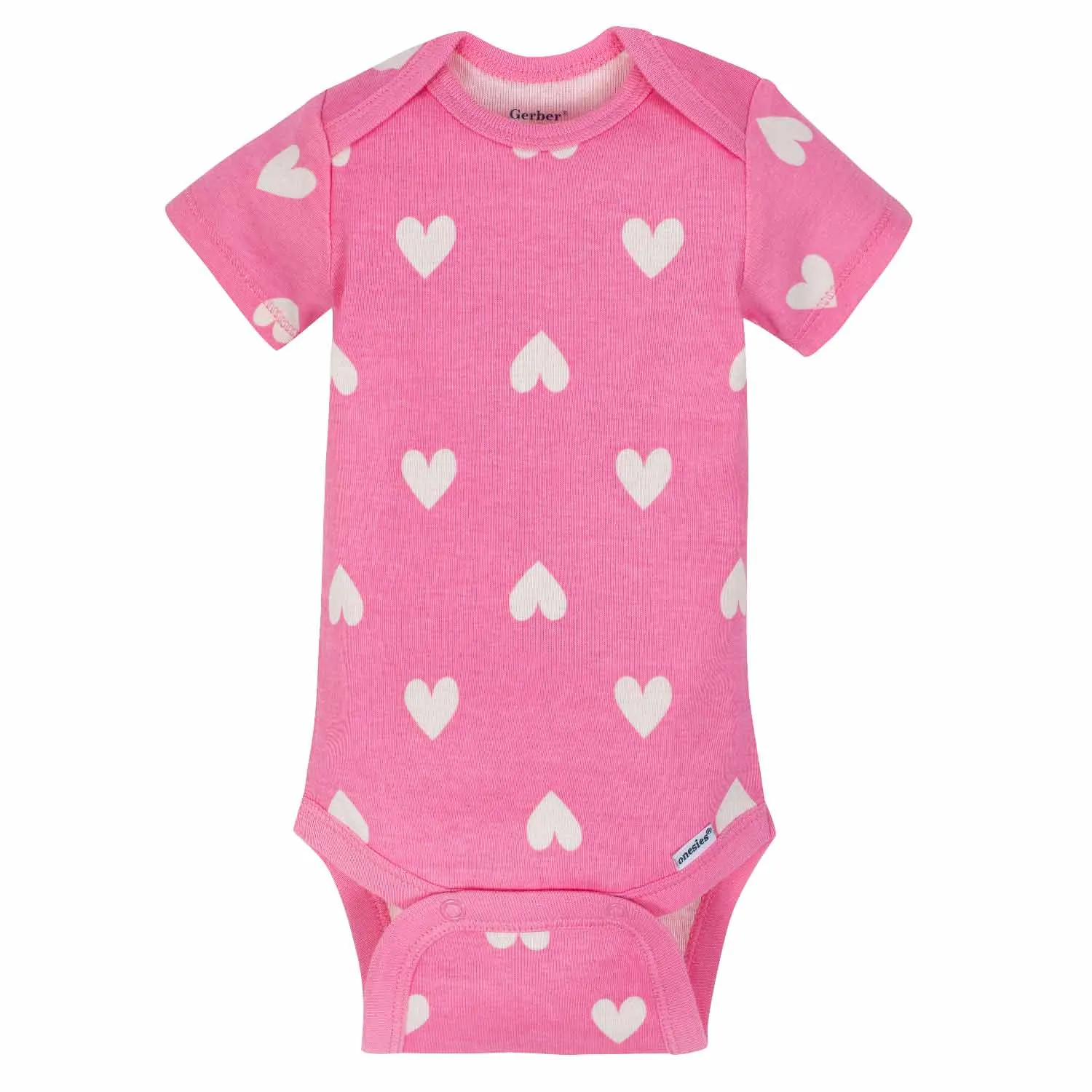 5-Pack Girls Clouds Short Sleeve Onesies® Bodysuits