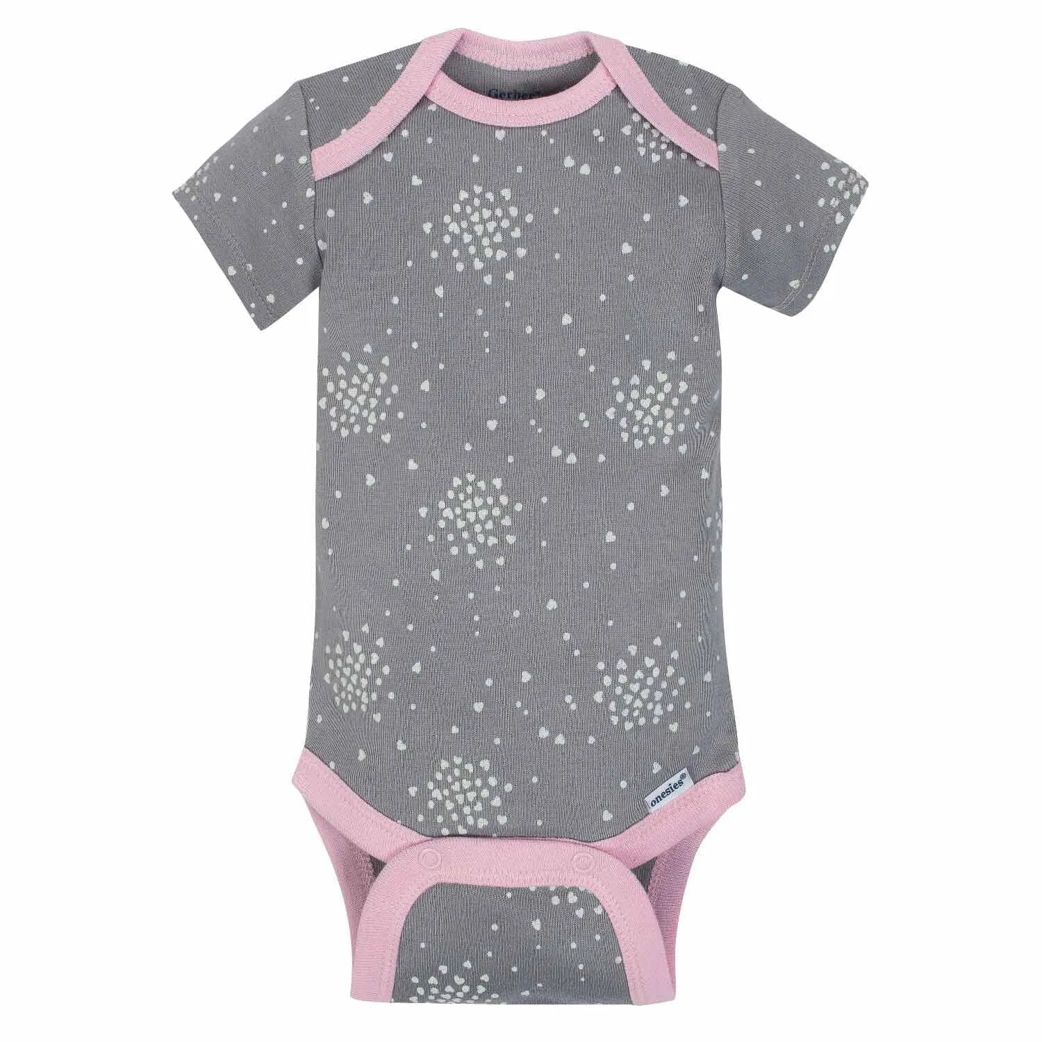 5-Pack Girls Clouds Short Sleeve Onesies® Bodysuits
