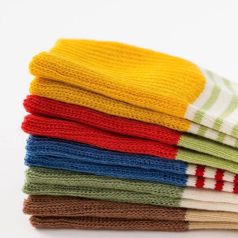 5-pairs Toddler Multi-color Socks