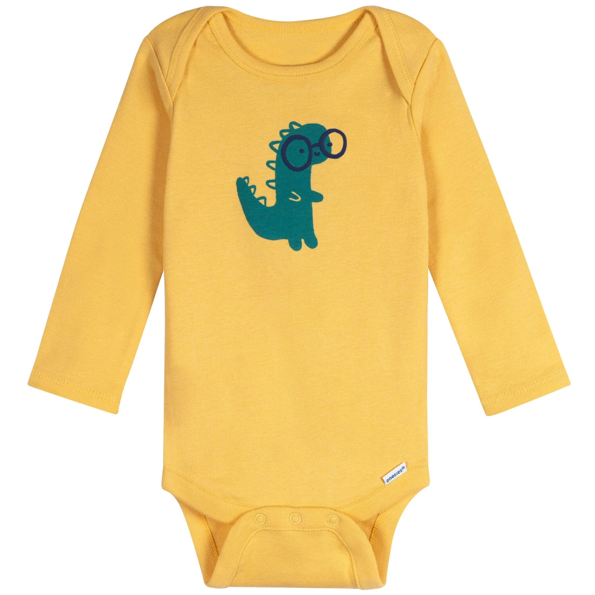 6-Pack Baby Boys Dinos Long Sleeve Onesies® Bodysuits