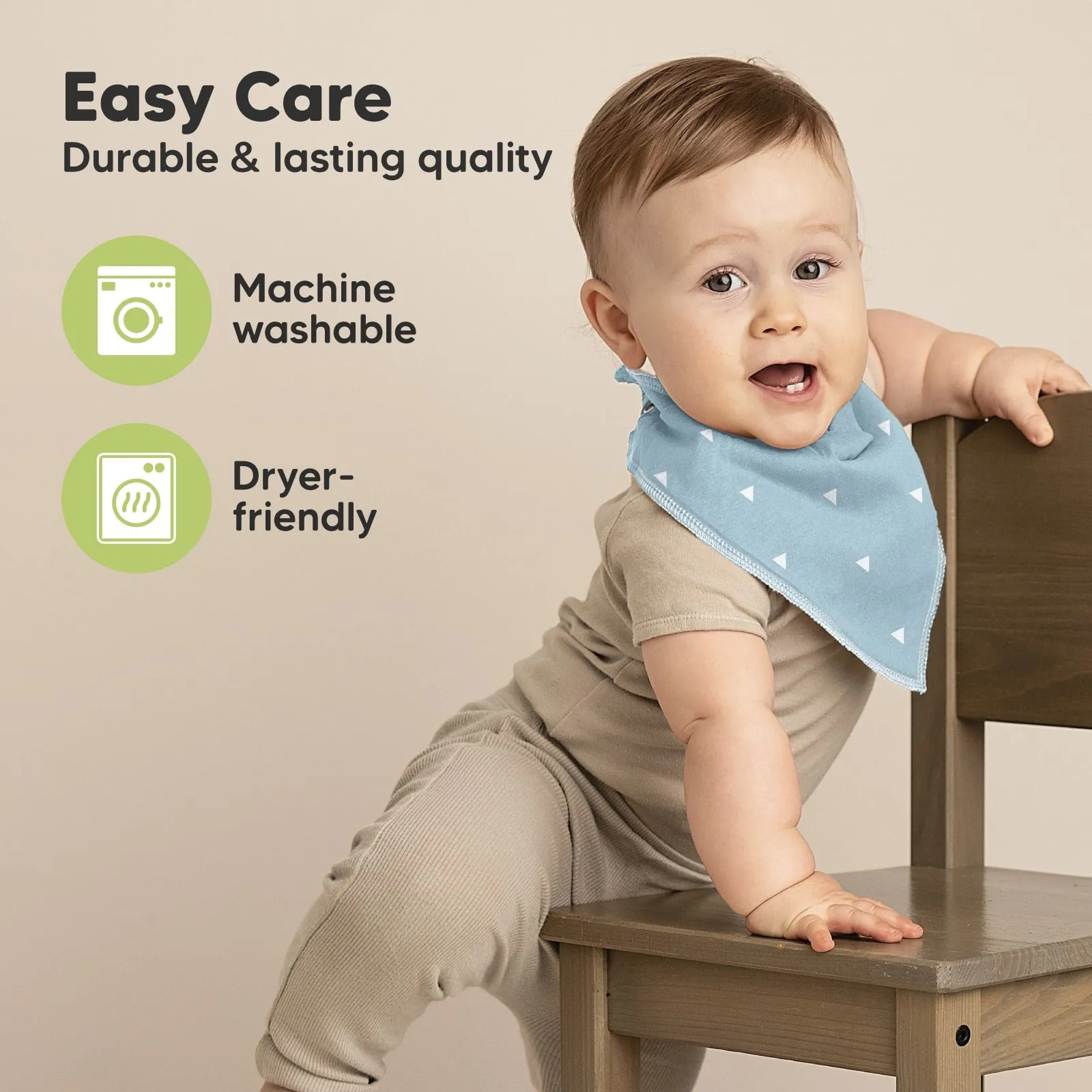 8-Pack Organic Bandana Bibs (Adventurer)