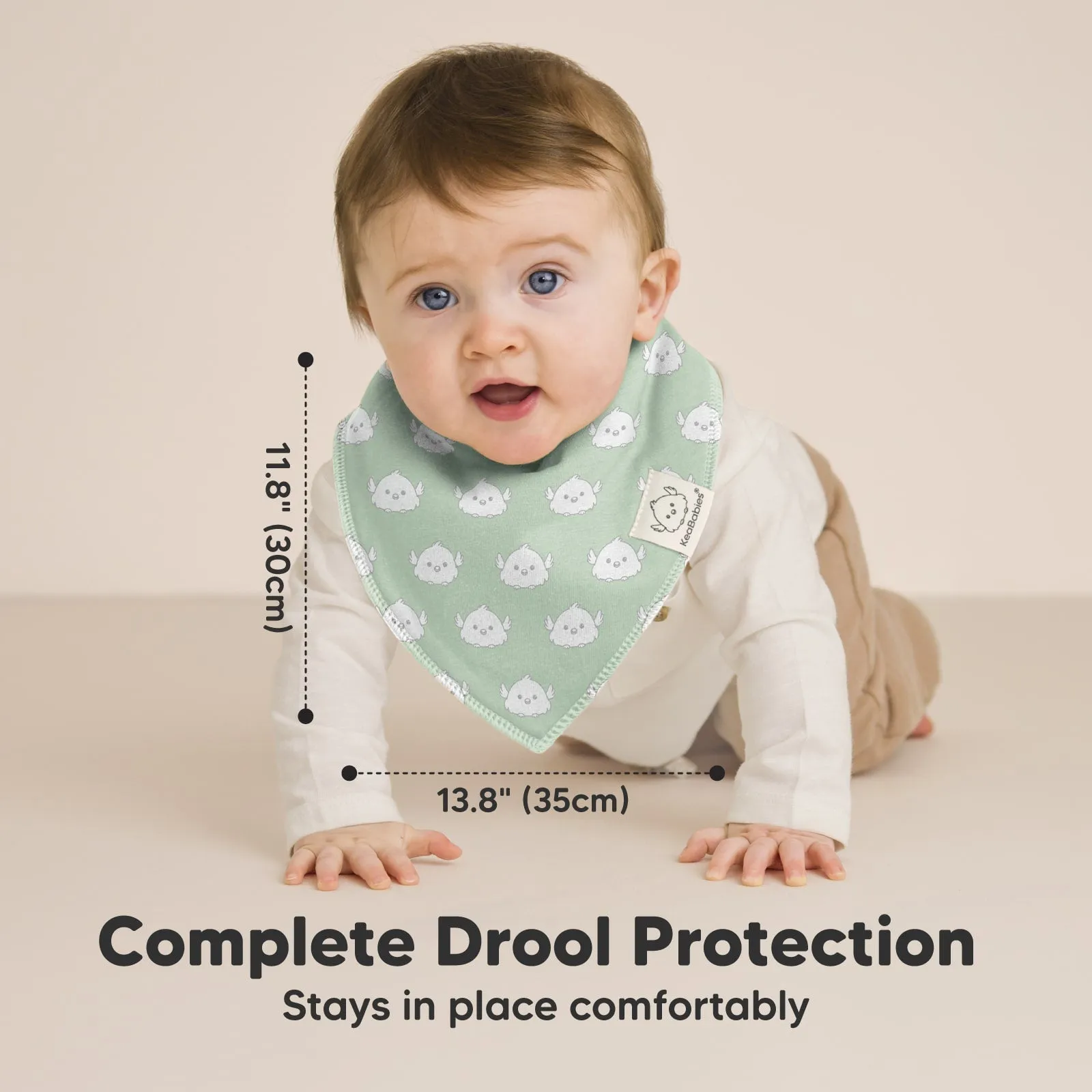 8-Pack Organic Bandana Bibs (Adventurer)