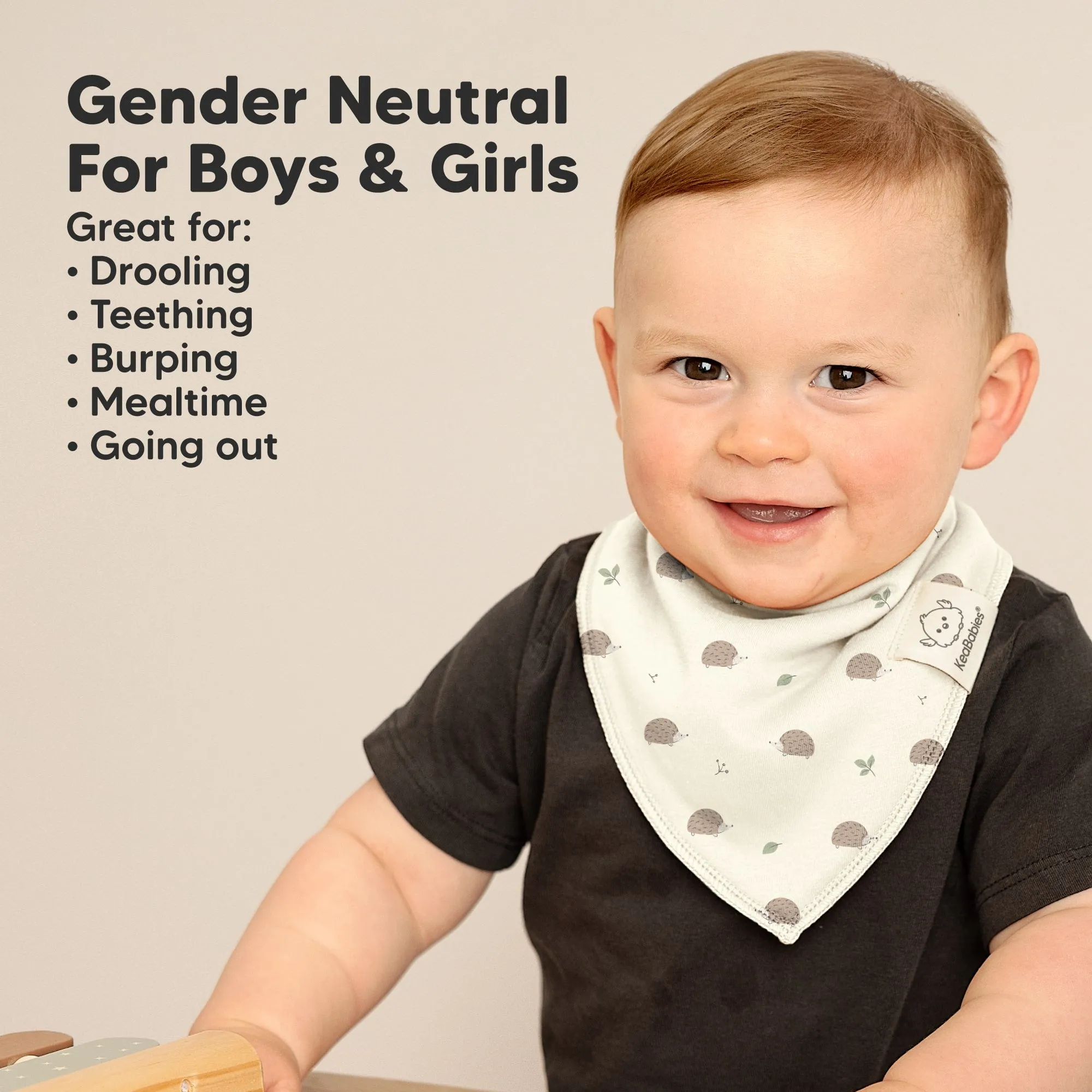 8-Pack Organic Bandana Bibs (Prairie)