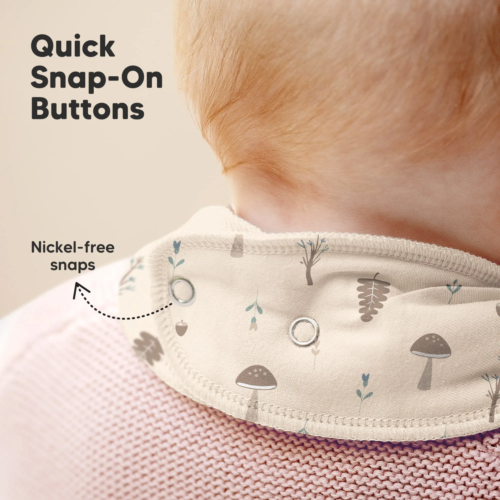 8-Pack Organic Bandana Bibs (Prairie)