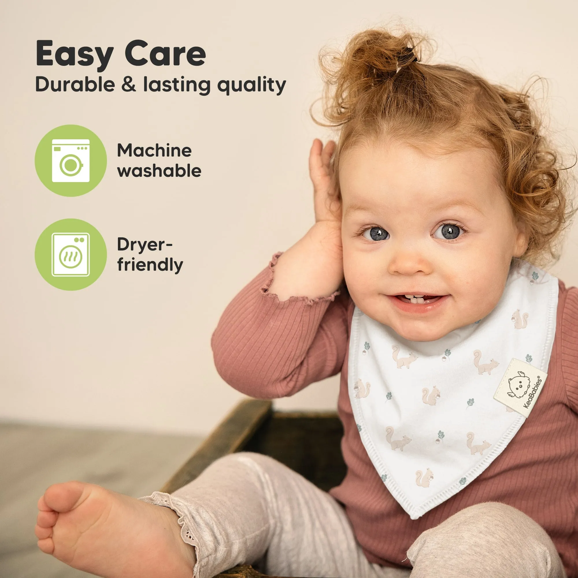 8-Pack Organic Bandana Bibs (Prairie)