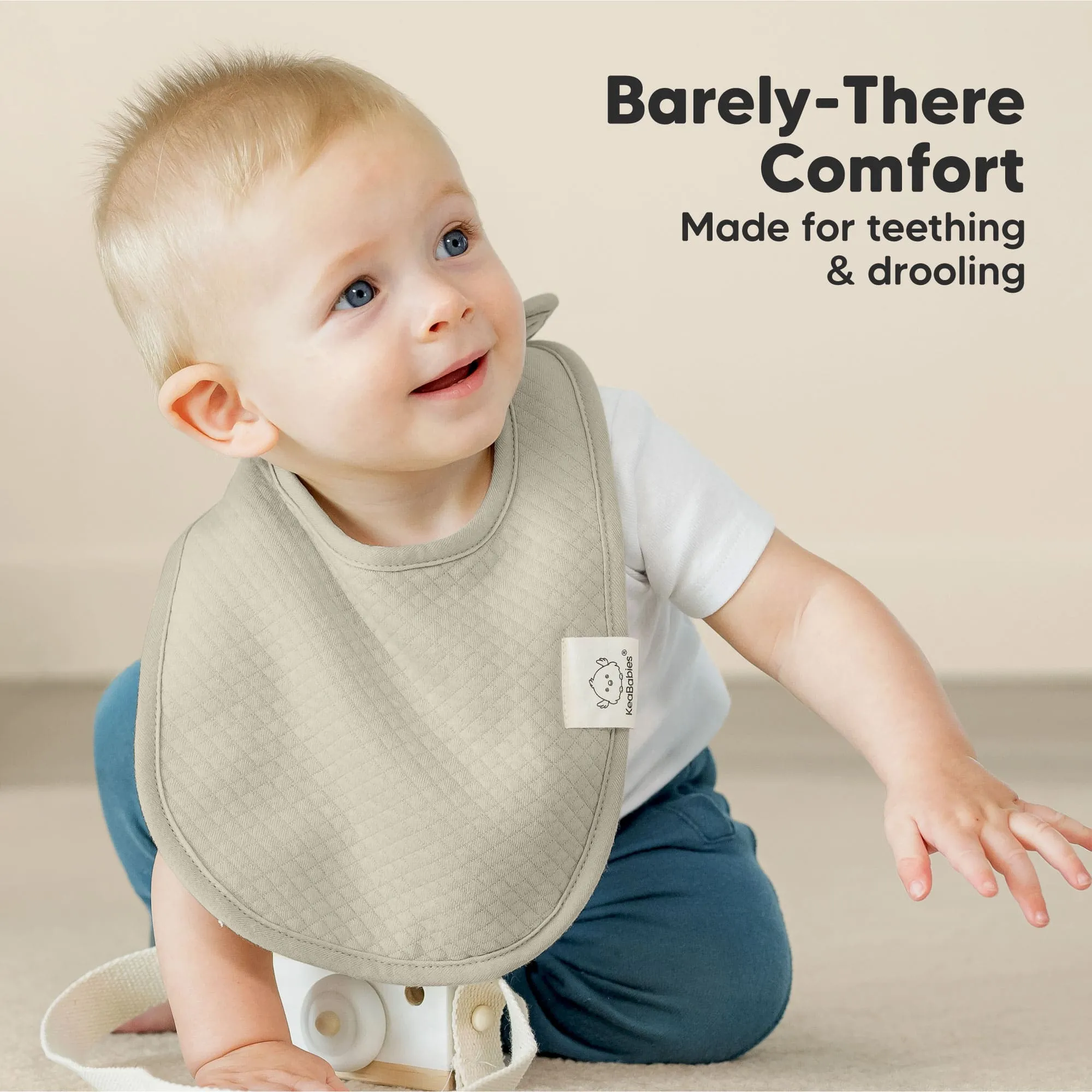 8-Pack Urban Quin Drool Bibs (Eclipse)