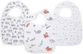 Aden   Anais Snap Bibs, 3 Pack - Naturally