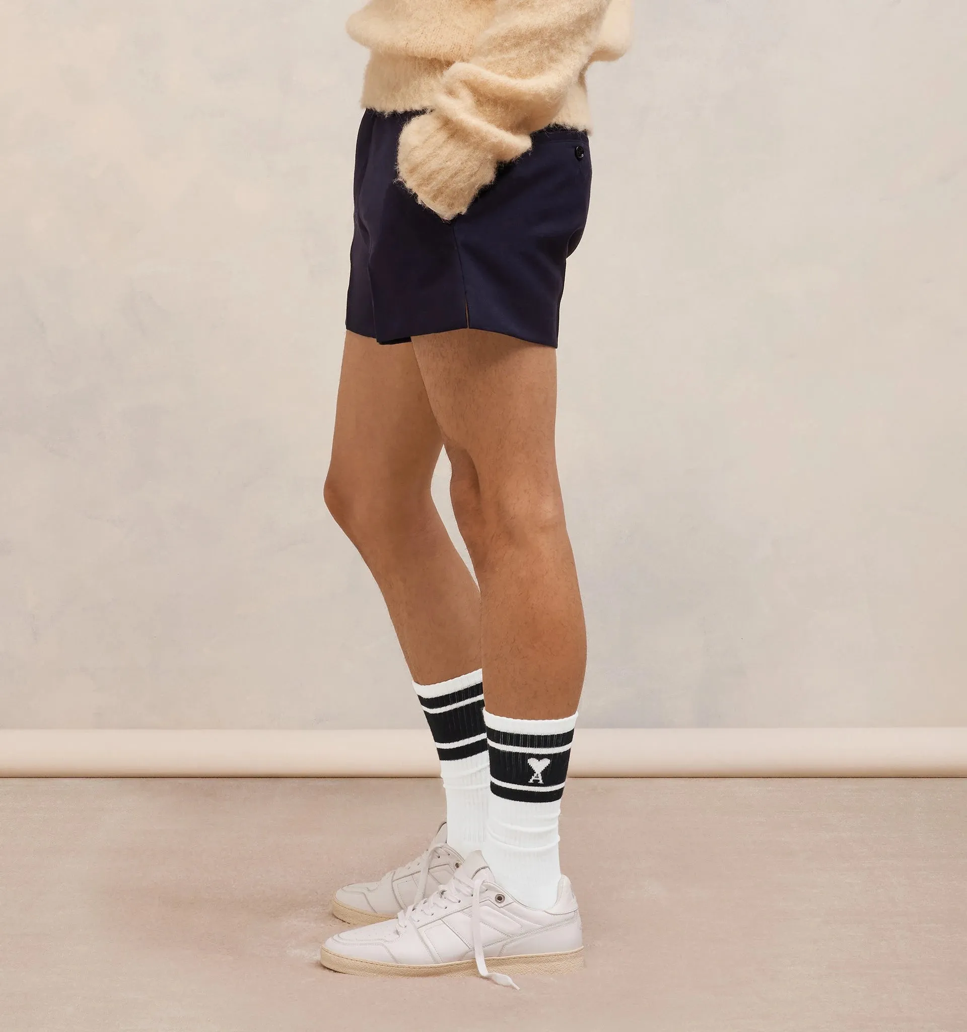 Ami De Coeur Striped Socks Accessories