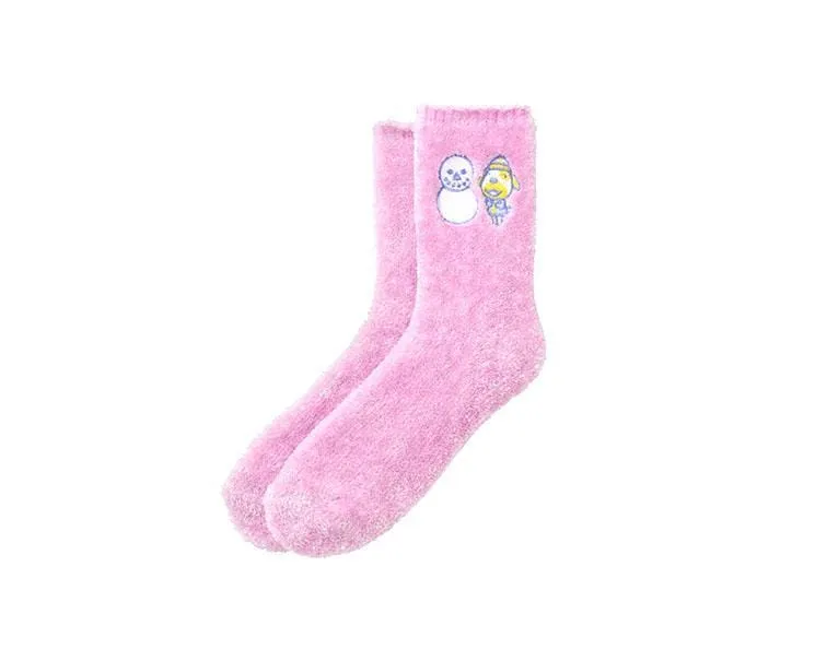 Animal Crossing Lavender Indoor Socks