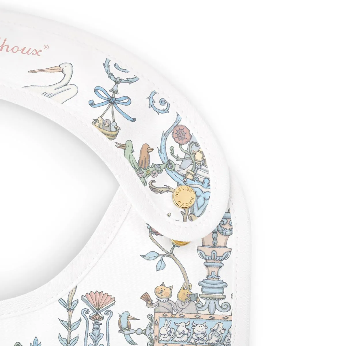 Atelier Choux Bib - Toile De Jouy - Atelier Choux & Caitlin Wilson