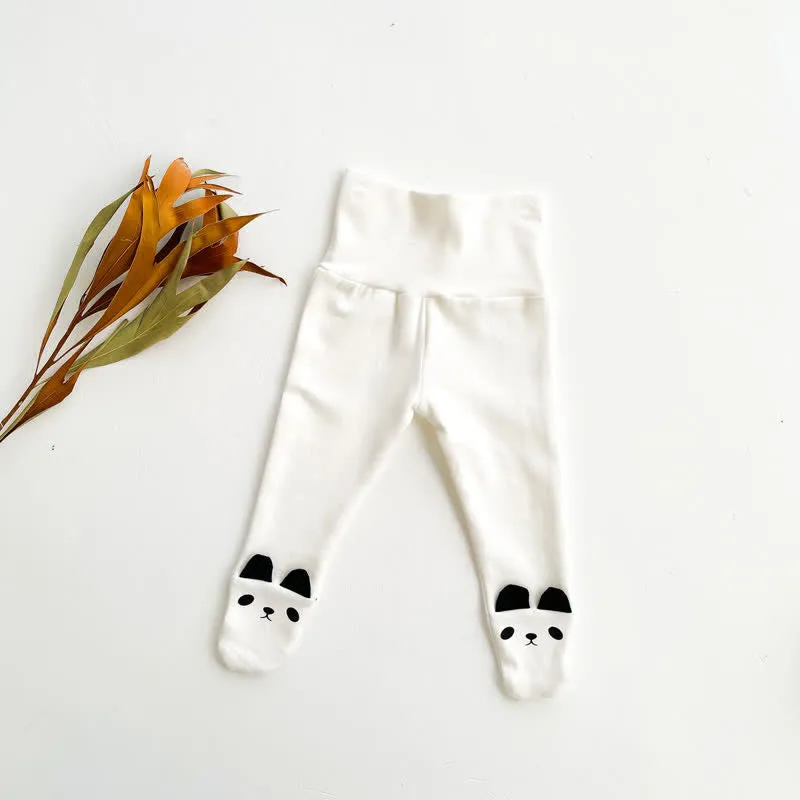 Baby Cartoon Panda Lovely Striped Tights