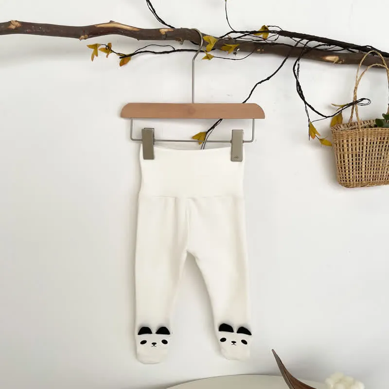 Baby Cartoon Panda Lovely Striped Tights