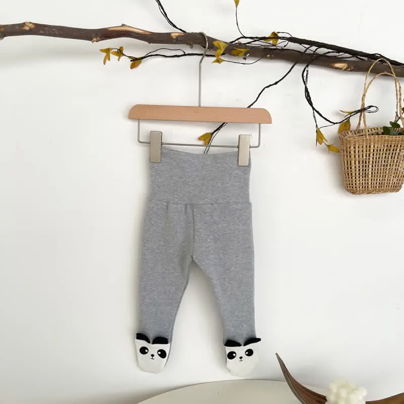 Baby Cartoon Panda Lovely Striped Tights