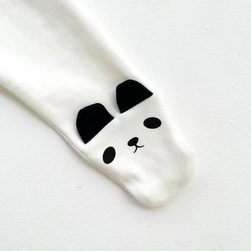Baby Cartoon Panda Lovely Striped Tights