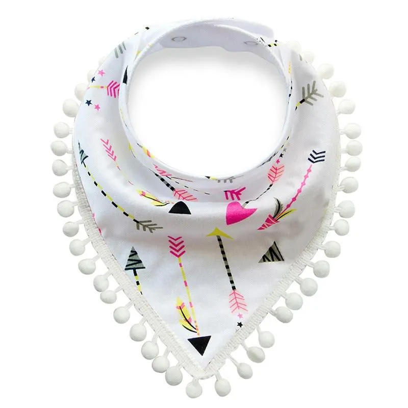 Baby  Cotton Super Absorbent Anti-Drop Bandana Saliva Towel
