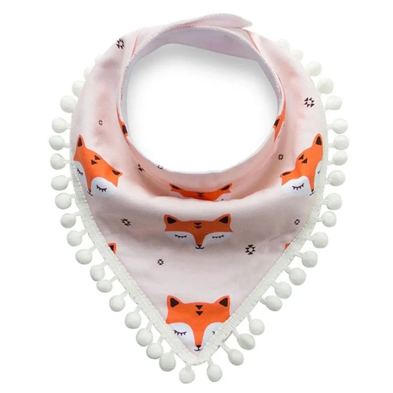 Baby  Cotton Super Absorbent Anti-Drop Bandana Saliva Towel