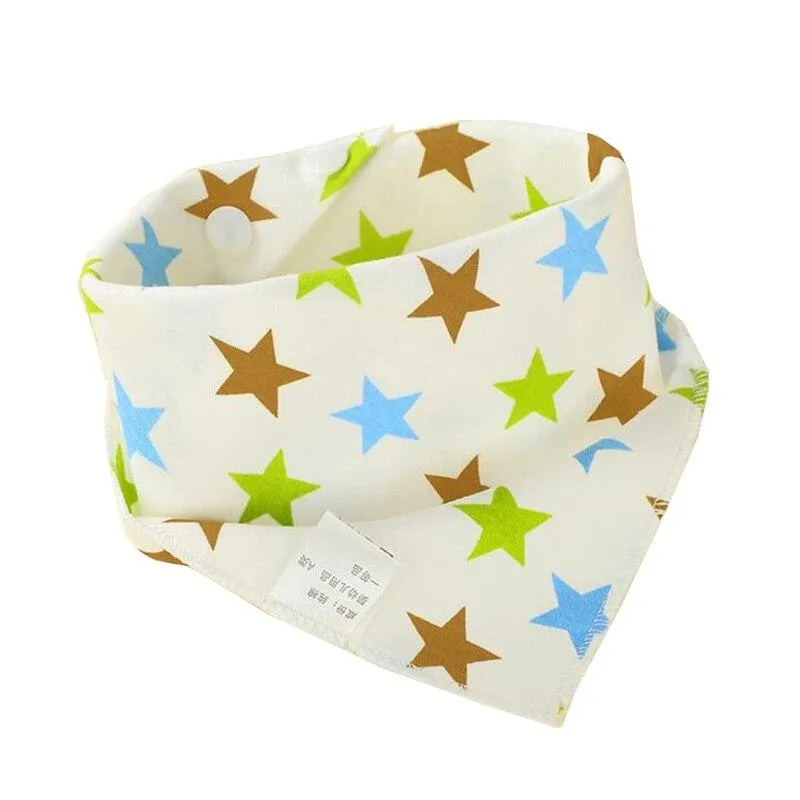 Baby  Cotton Super Absorbent Anti-Drop Bandana Saliva Towel