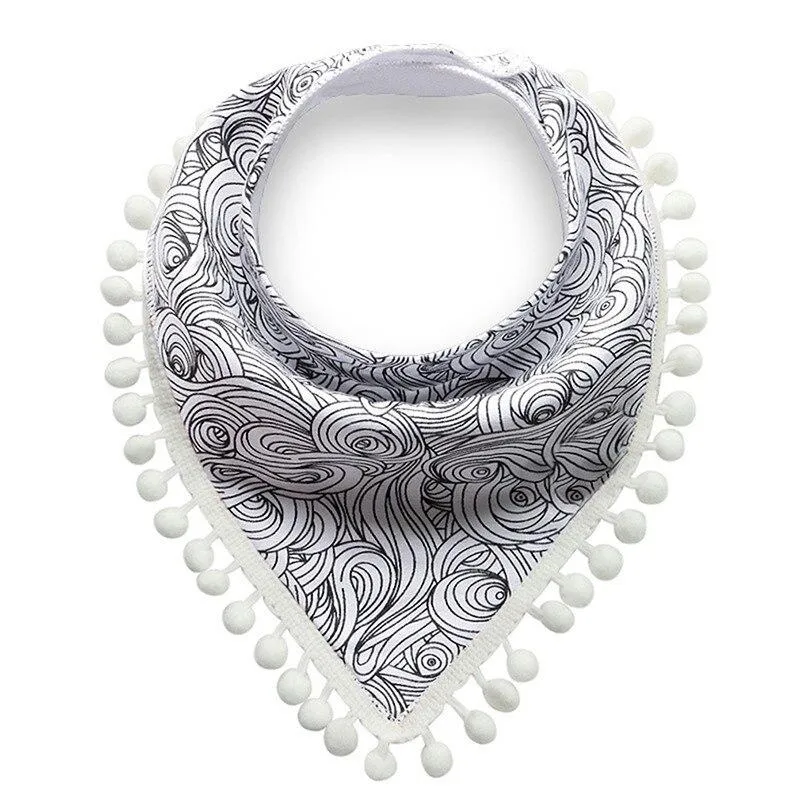 Baby  Cotton Super Absorbent Anti-Drop Bandana Saliva Towel