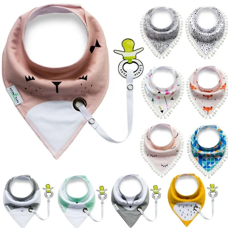 Baby  Cotton Super Absorbent Anti-Drop Bandana Saliva Towel