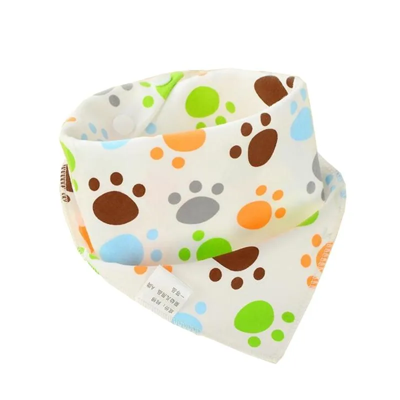 Baby  Cotton Super Absorbent Anti-Drop Bandana Saliva Towel