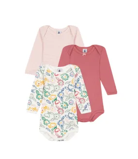 Baby Girl Floral 3PC in Box Onesie