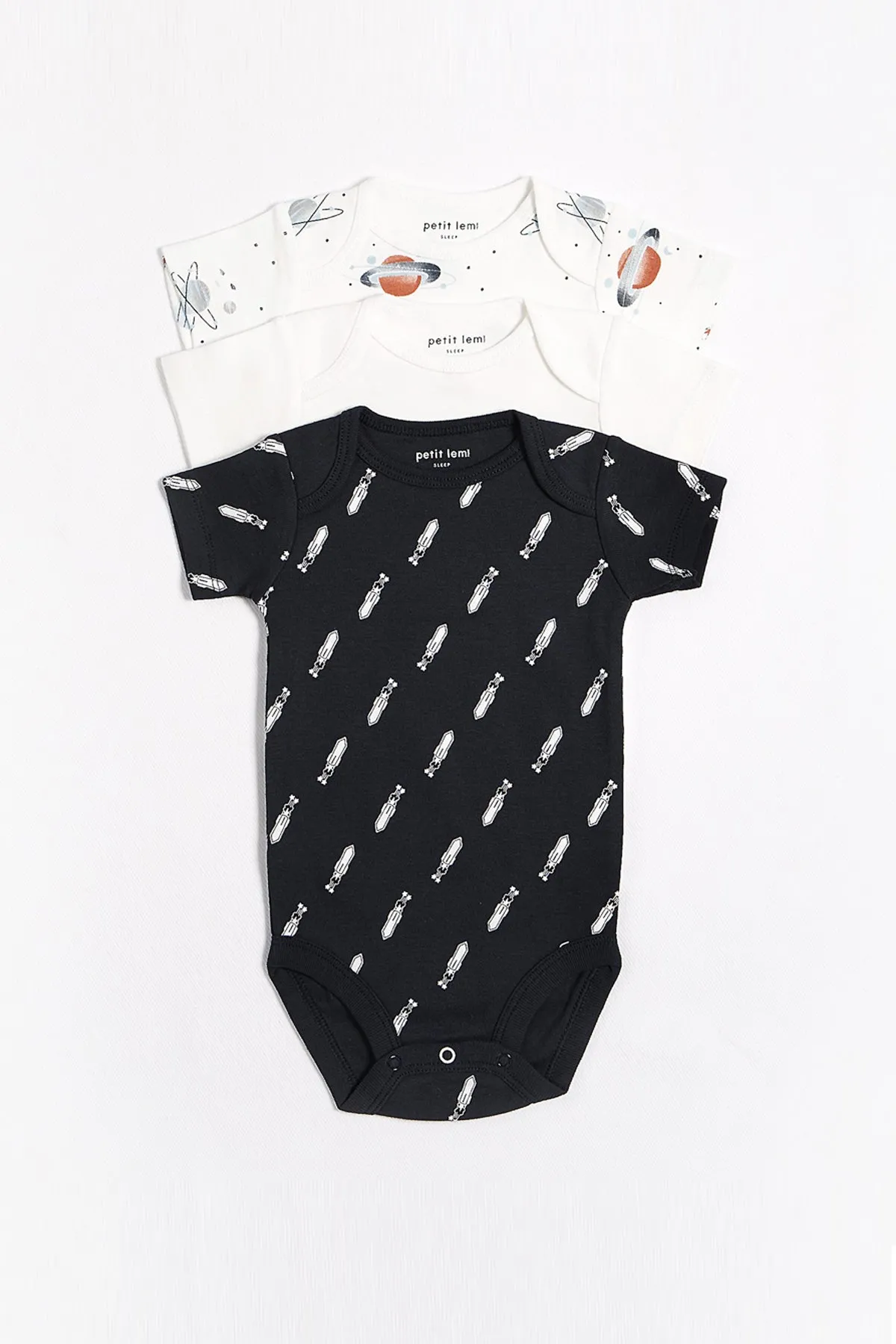 Baby Onesie Petit Lem 3-Pack Boy - Friendly Galaxy
