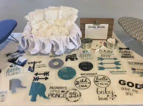Baby Shower Onesies Station
