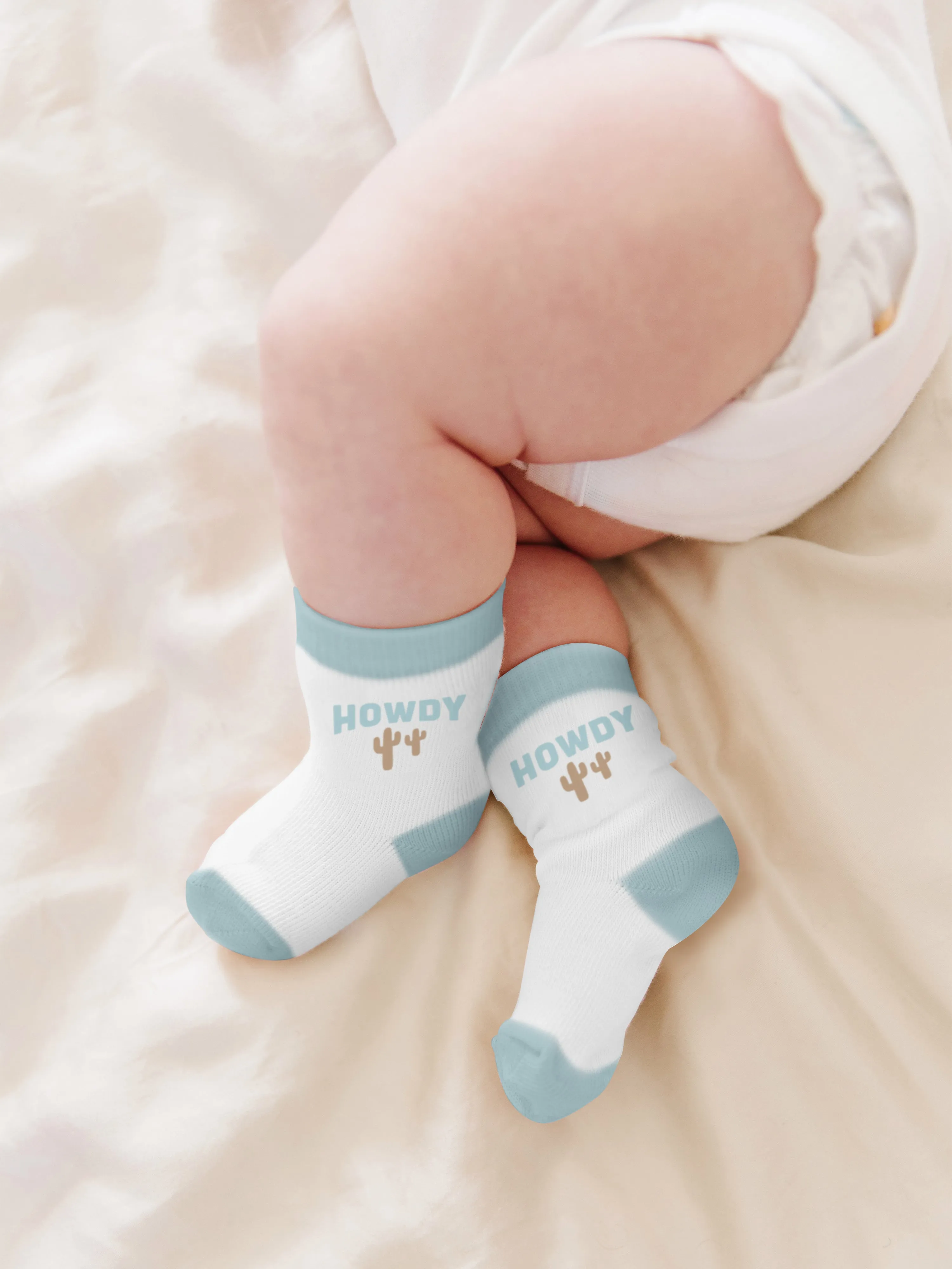 Baby Socks Trio -  Howdy Partner Blue