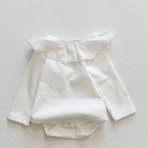 Baby&Toddler Girl Knitting Cotton Long Sleeve One piece Jumpsuit - BTGR8425