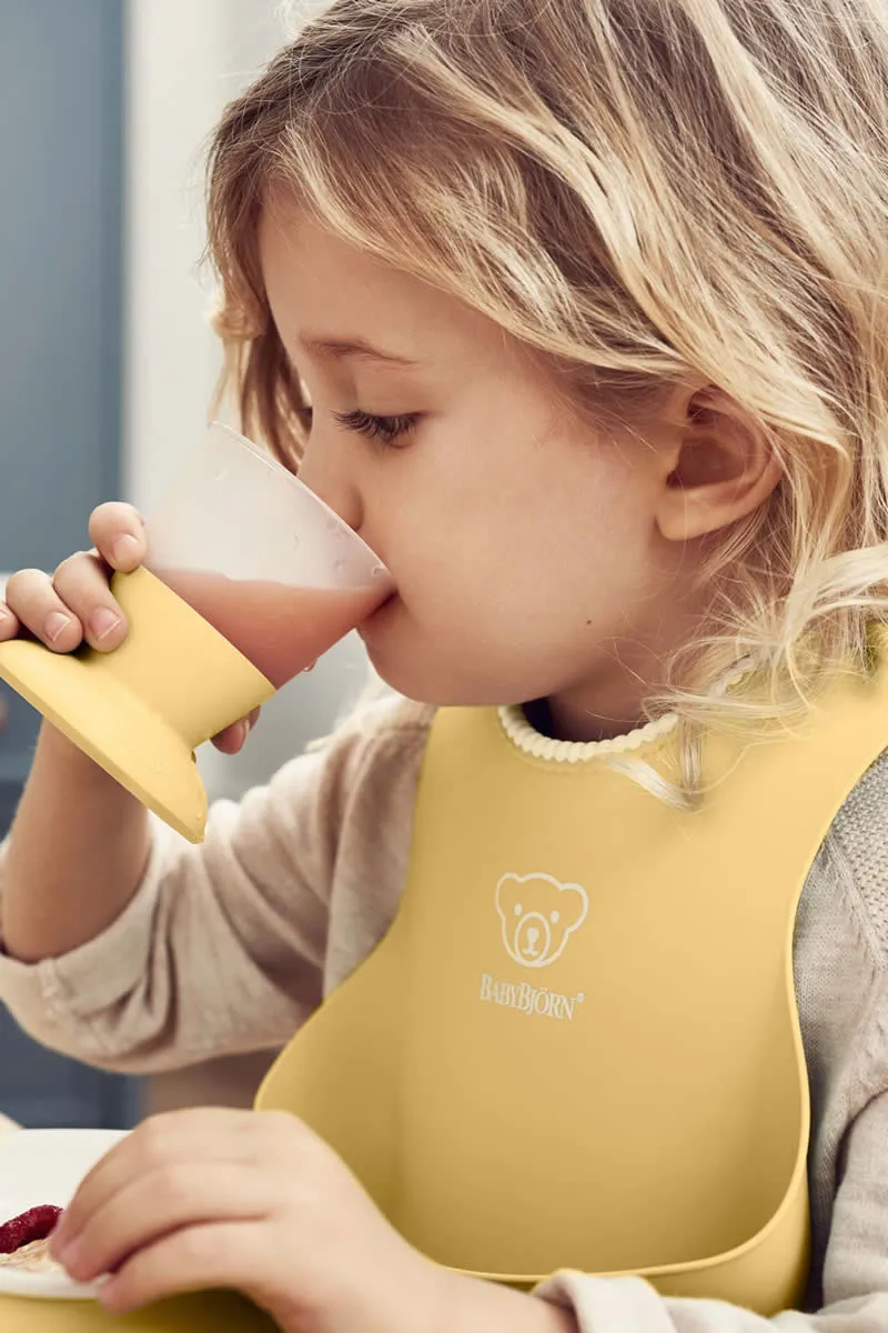 BabyBjorn Feeding Bib Set (Baby Bib   Small Baby Bib) - Powder Yellow