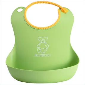BABYBJORN Soft Baby Bib in Green
