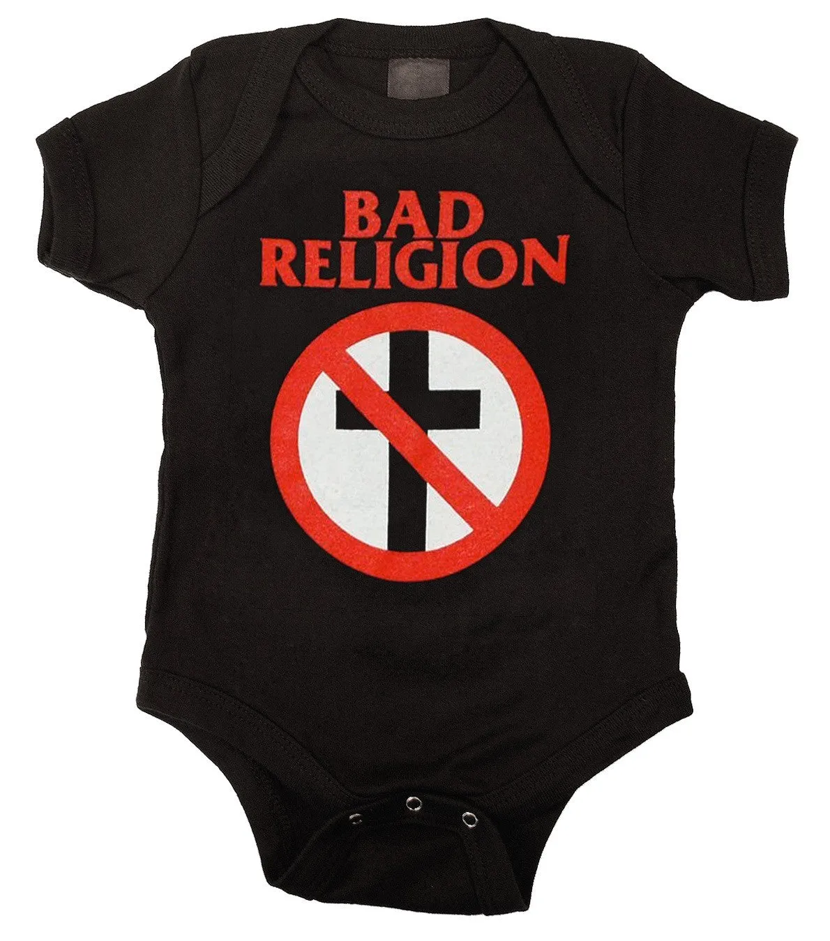 Bad Religion Cross One Piece Baby Bodysuit