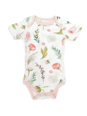 Bamboo Bodysuit in Peony