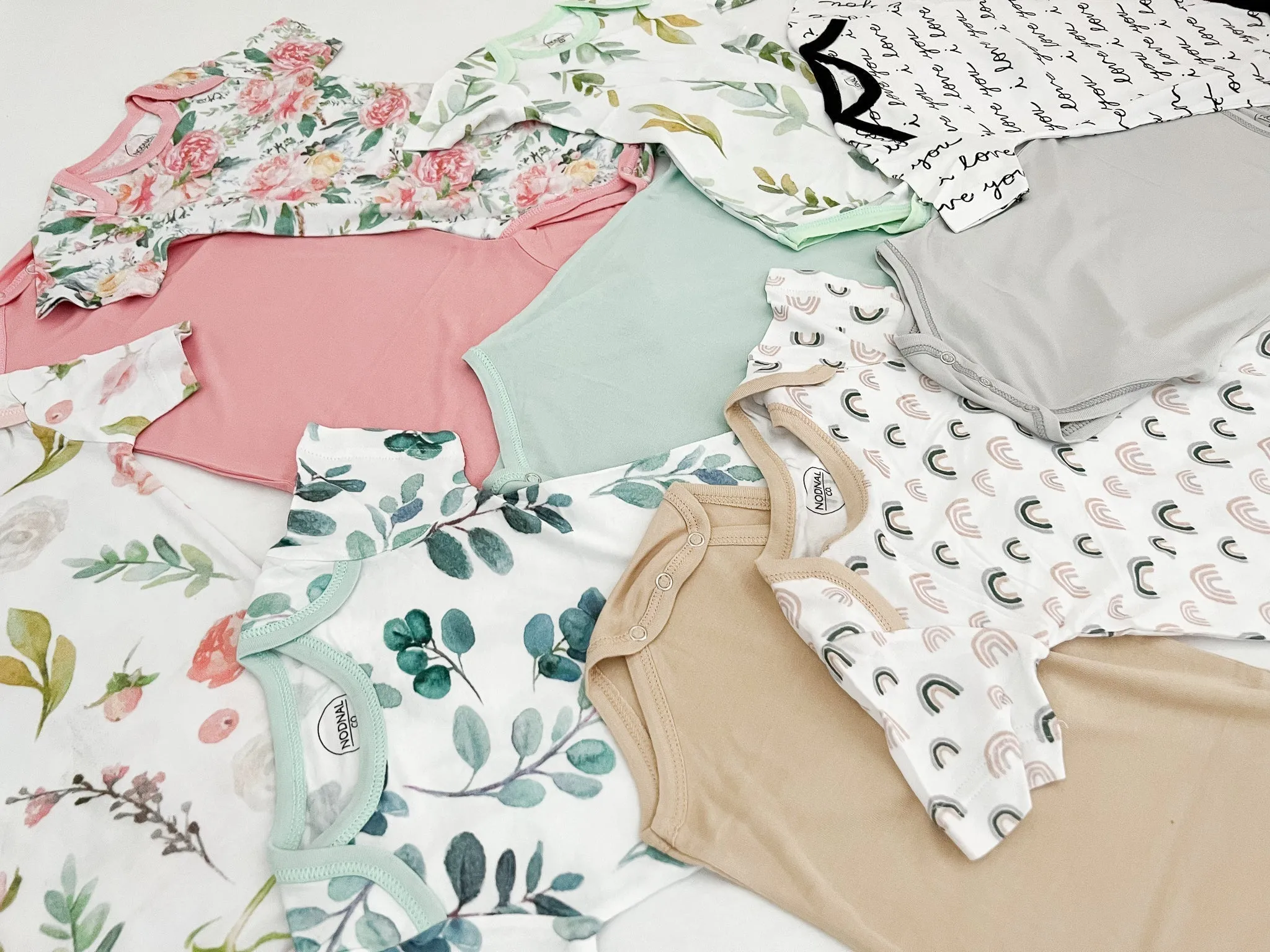 Bamboo Bodysuit in Peony