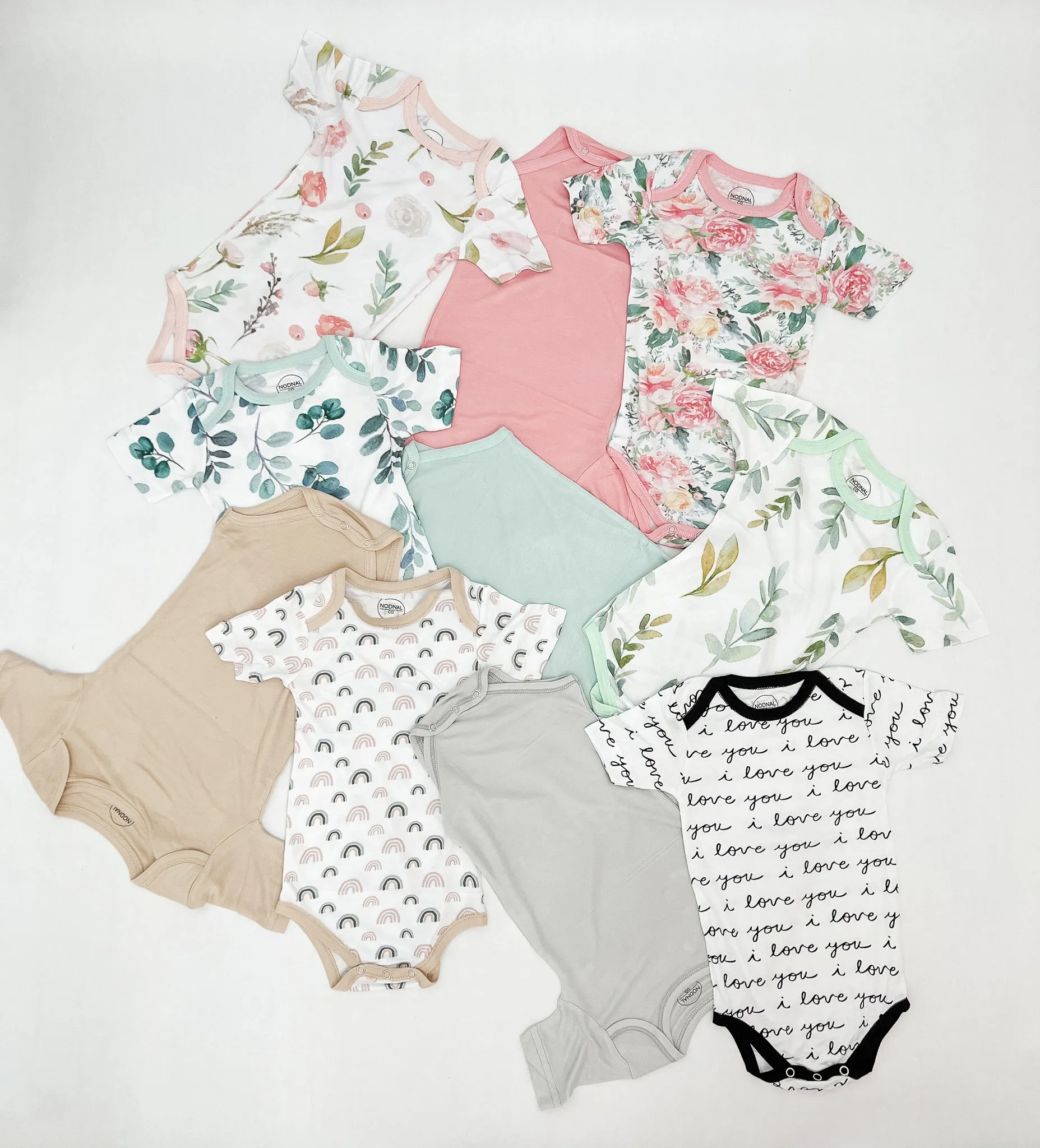 Bamboo Bodysuit in Rainbow