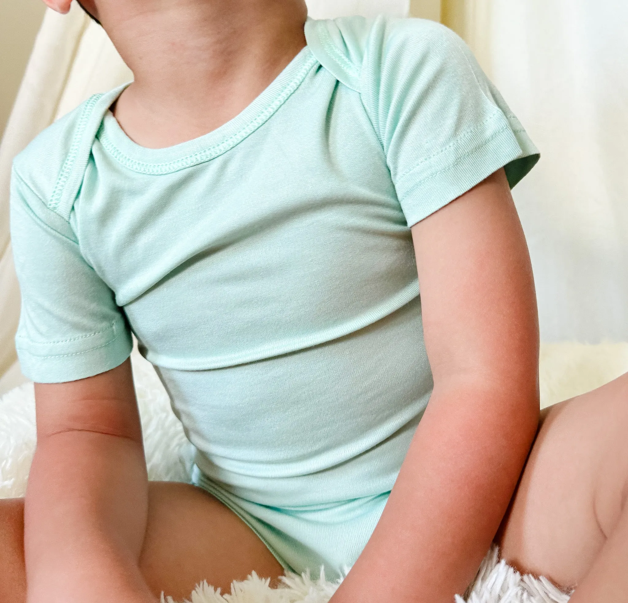 Bamboo Bodysuit in Tidewater