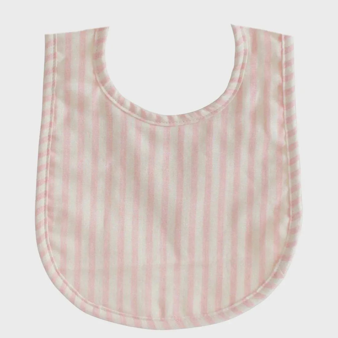 Bib - Stripe - Pink